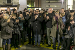 Sabadell il·lumina la plaça Sant Roc per la llibertat dels Jordis 